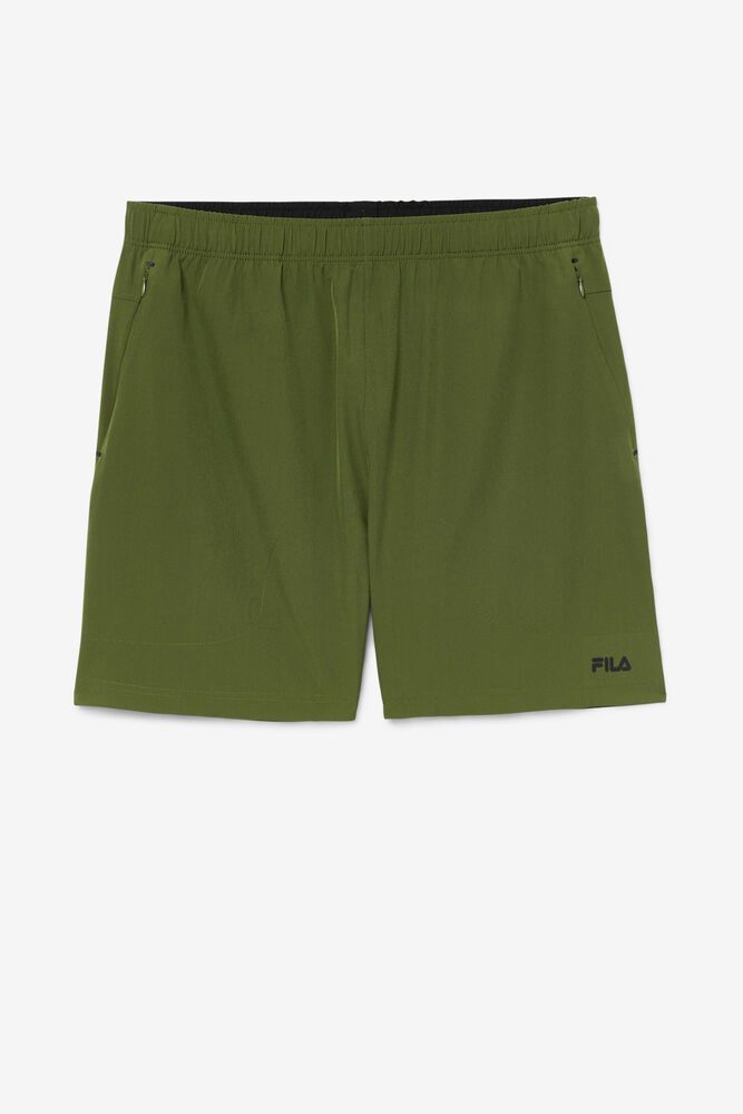 Fila Shorts Mens Olive Finula - Ireland 37205-XAQW